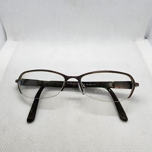 Escada Brown Prescription Glasses Frames - Picture 2 of 10